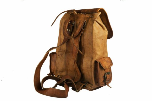 Backpack Soft Leather Genuine Vintage Bag Women Travel New S Brown Shoulder