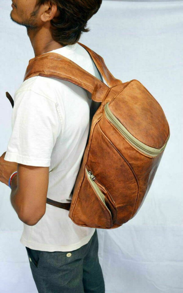 Welcome Genuine Leather Duffle Bag - Leather Bags  -:Backpack For Men New