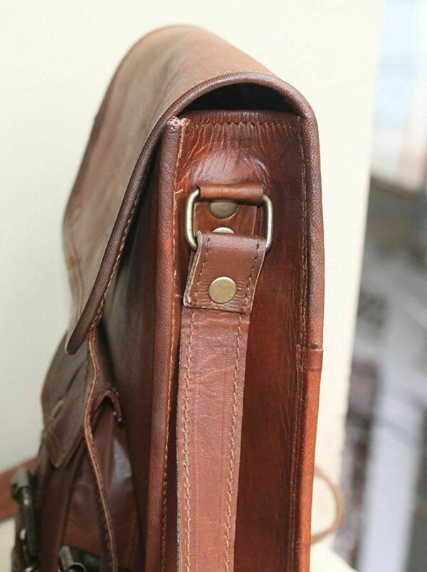 Men's Vintage New Brown Genuine Leather Messenger Laptop Satchel S Shoulder Bag