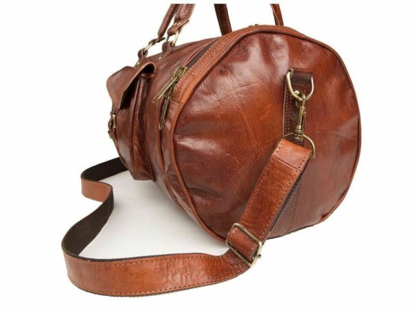 Genuine Leather New Duffel Men's Overnight Carry-On Travel Luggage Gym Bag