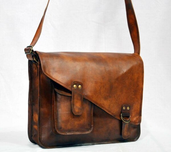 Bag Leather Vintage Shoulder Purse Large Tote Brown Satchel Handbag Women NewV