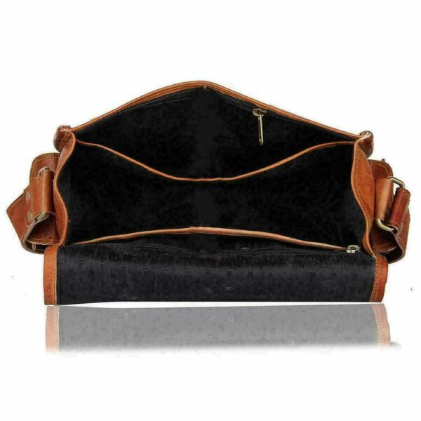 Women's Satchel Bag Genuine Leather Saddle Sling Messenger Shoulder Tote Retro